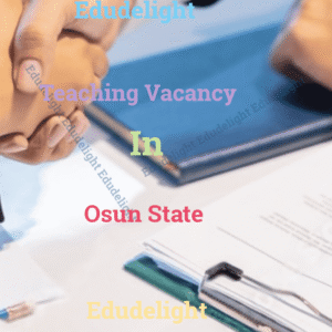 Teaching Vacancies in Osun State